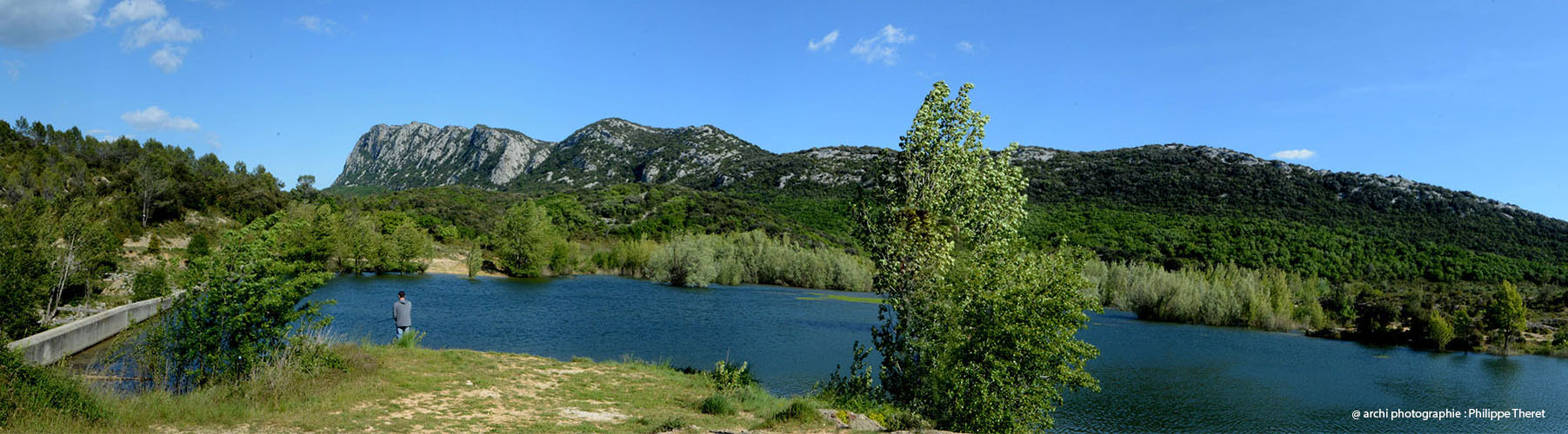 pano pic saint loup et lac de la jasse